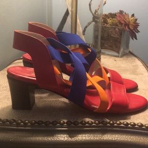 AMALFI by Rangoni multi color strappy sandal
